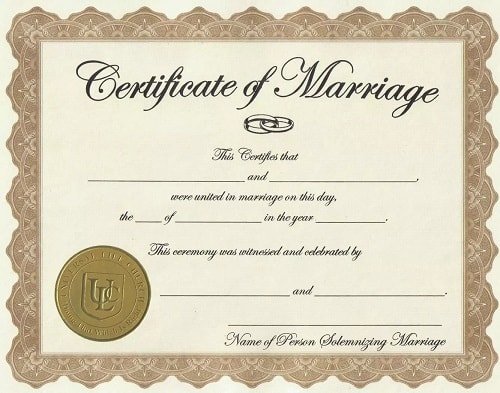 How Much Will It Cost To Get A Marriage Certificate In Nigeria What 